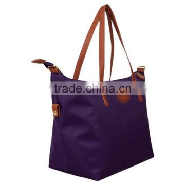 Durable high quality canvas reusable tote bag,promotion nylon foldable shopping bag