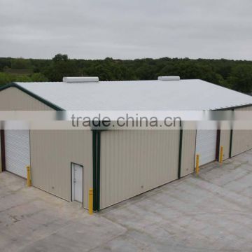 Prefabricated steel frame self storage warehouse
