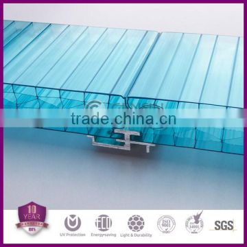 500mm wide 7wall polycarbonate multiwall system wall panel