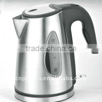 New style 1.7L Stainless steel electric cordless water kettle