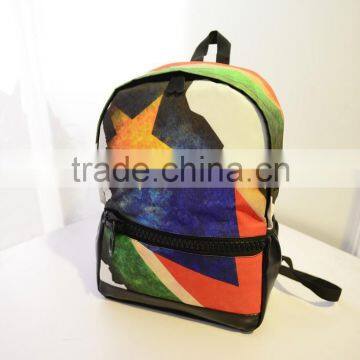 2015 latest fashion canvas backpack