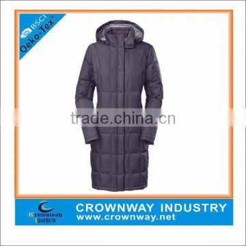 Winter Parka Long Down Parka Jacket For Woman With A Slimmer Upper Body