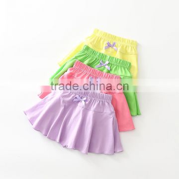 hot latest girls fashion summer casual childrens culotte skirts