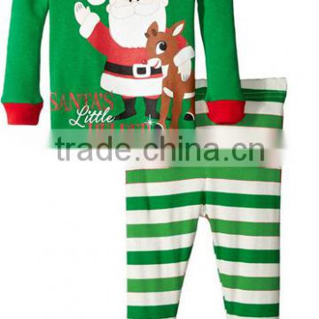 merry christmas children clothing sets kid wear
