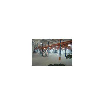 heavy weight industrial mezzanine floors , Auto parts industry platform with steel deck