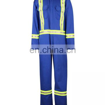 Custom Used men Fire retardant Aramid oil field coverall with reflective tape