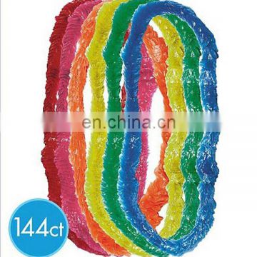 Assorted Color Poly Leis