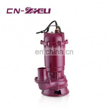 wqd 220v non-clog commercial electric submersible well sump sewage water pump