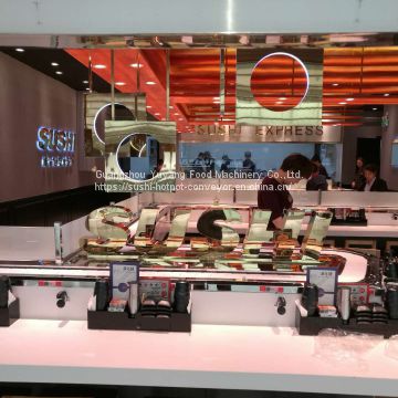 Double-deck rotary sushi conveyor belt - michaeldeng@gdyuyang.com