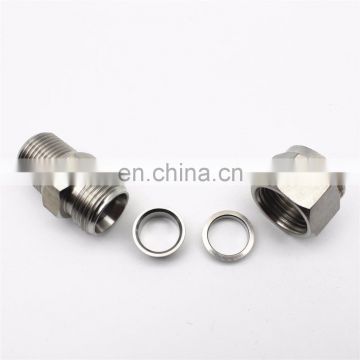 Quick coupler 3/8 female thread O.D 3/8 inch tube stainless steel pressure gauge high pressure hose gas fittings