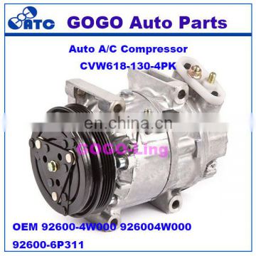 CVW618 Auto A/C Compressor for N issan Pathfinder Infiniti QX4 OEM 92600-4W000 926004W000 92600-6P311