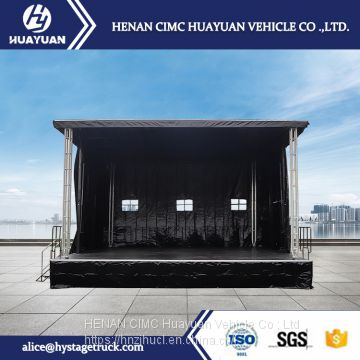 8 m used portable mobile stage trailer
