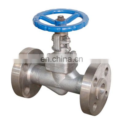 Bundor SS304 handwheel flange globe valve dn20  PN25 SS316 flanged end globe valve