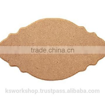 Wooden Plate 6mm (Frilly) - Loose