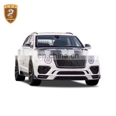 Good Fitment Mansory Style Carbon Fiber Auto Car Engine Cover Hood Bonnet Scoop For Bentley Bentayga