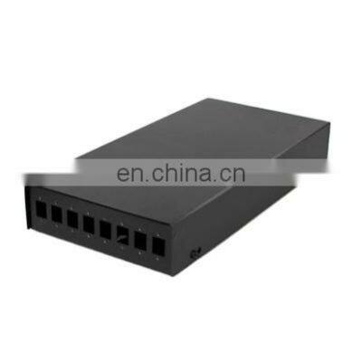 FTTH Patch Panel Desktop Type Empty Box  SC 8 Port Fiber Optic