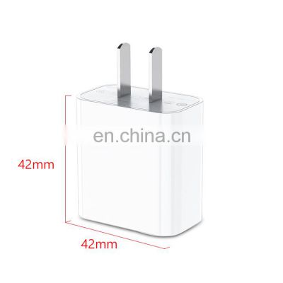 Travel Kits USB PD 18W Wall Quick Charger Adapter Type C Fast Charger USB C PD Power Charger with Cable