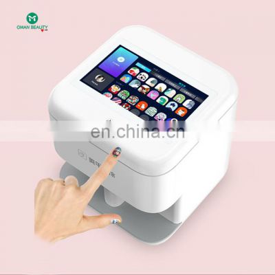 Best price portable painting machine 3d automatic nail painting easy all-intelligent print machine manicure equipment O2nails