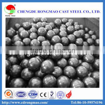 High hardness and impact toughness high chrome 60mm low price grinding steel ball