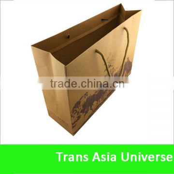 Promotional Logo Brown Paper Shopping Bags
