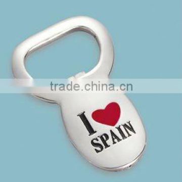 (I LOVE SPAIN)metal fashion bottle opener keychains