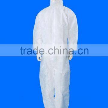 Disposable Non-woven Protective Coverall with Hood and Boots