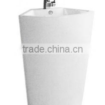 Yibeini ceramic sanitary ware pedestal basin