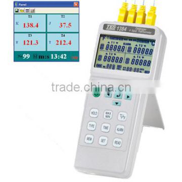( 4 Input Thermometer / Datalogger ) TES Model: TES-1384