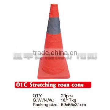 24" flexible road cone traffic cone reflective cone