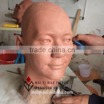 Art Dispaly Lifelike Vivid Clay Sculpture of Celebrity Customized by Factory