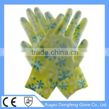 13 Gauge Seamless Knitted Fashion Gardening Gloves For Industrial