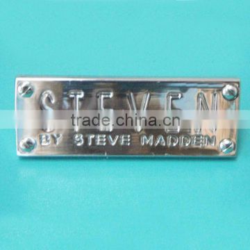 small rectangle metal tag