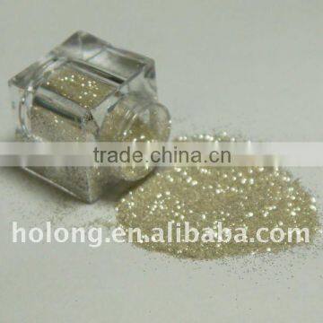 0.3mm Hexagon Pure Silver Glitter Powder