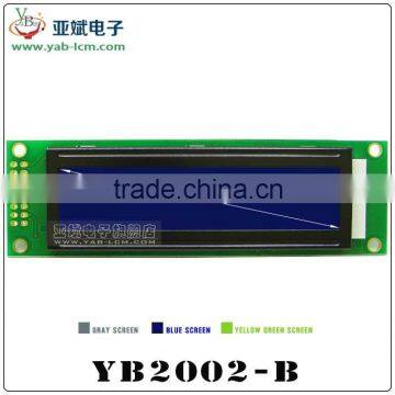 2002 20x2 dots small lcd module for display machines 2002 lcd display