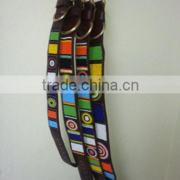 African Maasai beaded dog collar 3