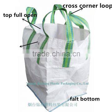 high quality recycled pp woven bulk bag 1000kgs big sand bag