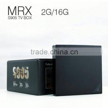 Roofull MRX Quad Core Android5.1 TV box with 2G+16G Amlogic S905 tv box