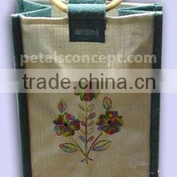 Screen Printing Embroidery Jute Bag