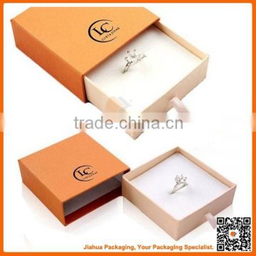 luxury custom velvet paper jewelry box with high quality