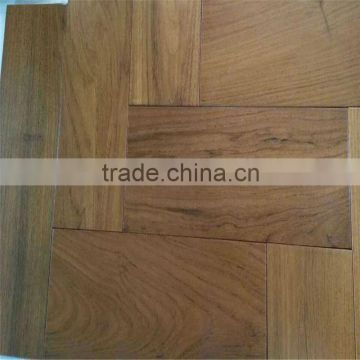 High-Performance Output Burma Teak Herringbone Parquet Solid Wood Flooring