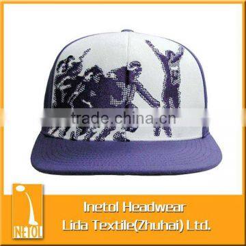 High quality logo embroidery flat custom sport cap