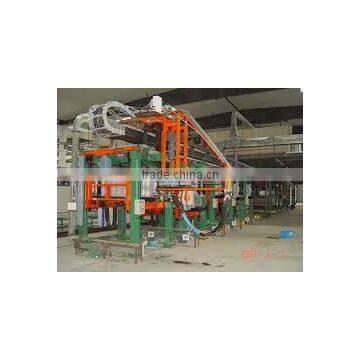 low labor intensity 8 station upright Refigerator linear layout cabinet foaming production manufacturing line