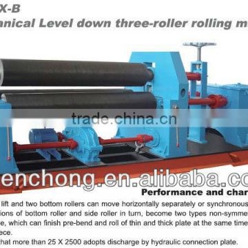 mechanical rolling machine, roll bending machine, Prebend rolling machine