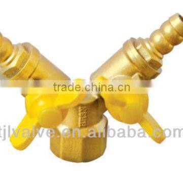 Brass Double Mouth Gas Ball Valve