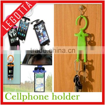 Bicycle cell phone holder/ little man desktop cell phone holder/ man cell phone holder