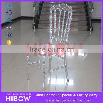 clear transparent PC Resin event banquet chair