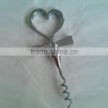 Classic Heart with LOVE Stainless Steel Red Wine Corkscrew Opener Kitchen Tools Silver Red Wine Opener K19
