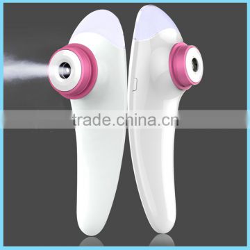 2016 new product portable beauty instrument facial steamer with magnifying lamp Mist Spray