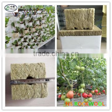 Density 80kg/m3 15*15*15cm Rockwool for hydroponics