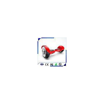 Red 10 Inch Two Wheel Balancing Electric Scooter Hoverboard With Led Lights